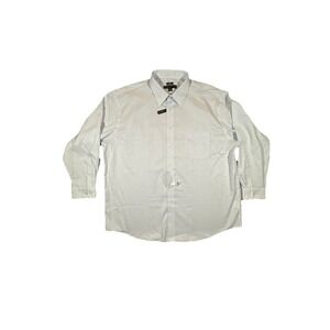 PRONTO UOMO NON-IRON CLASSIC FIT CHECK BUTTON UP DRESS‎ SHIRT 18.5 34/35 plaid